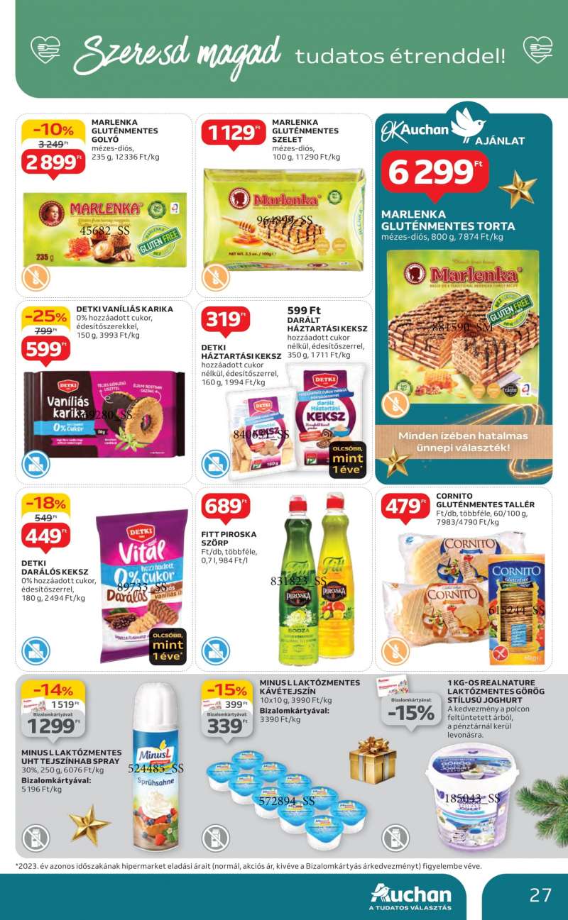 Auchan Akciós Újság Hipermarket 27 oldal