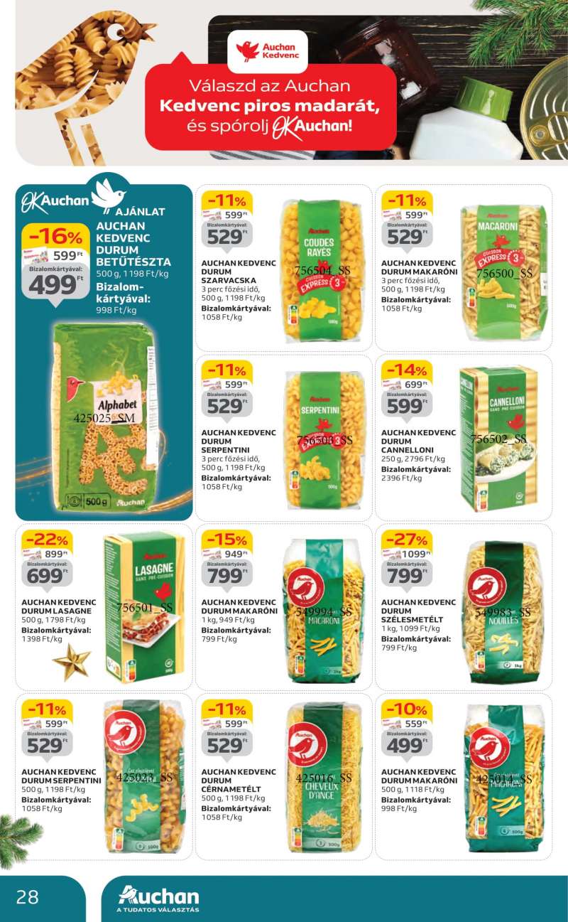 Auchan Akciós Újság Hipermarket 28 oldal