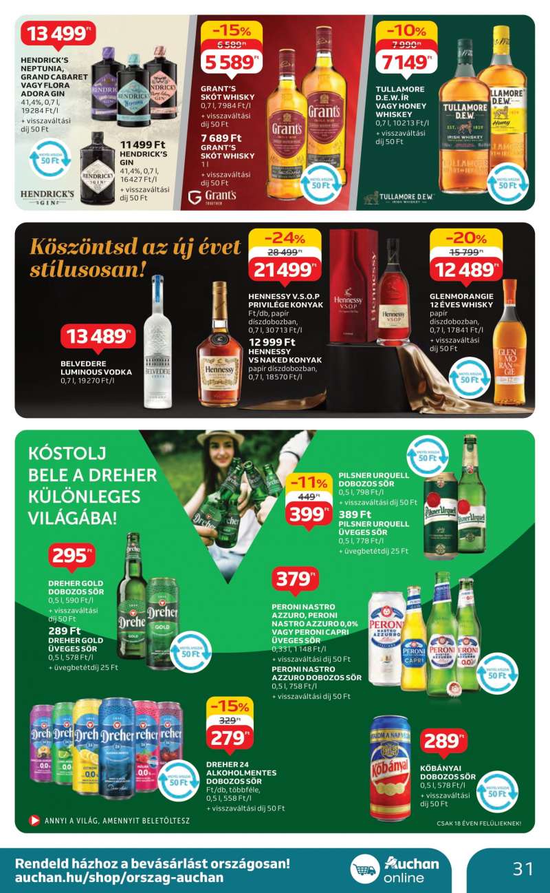 Auchan Akciós Újság Hipermarket 31 oldal