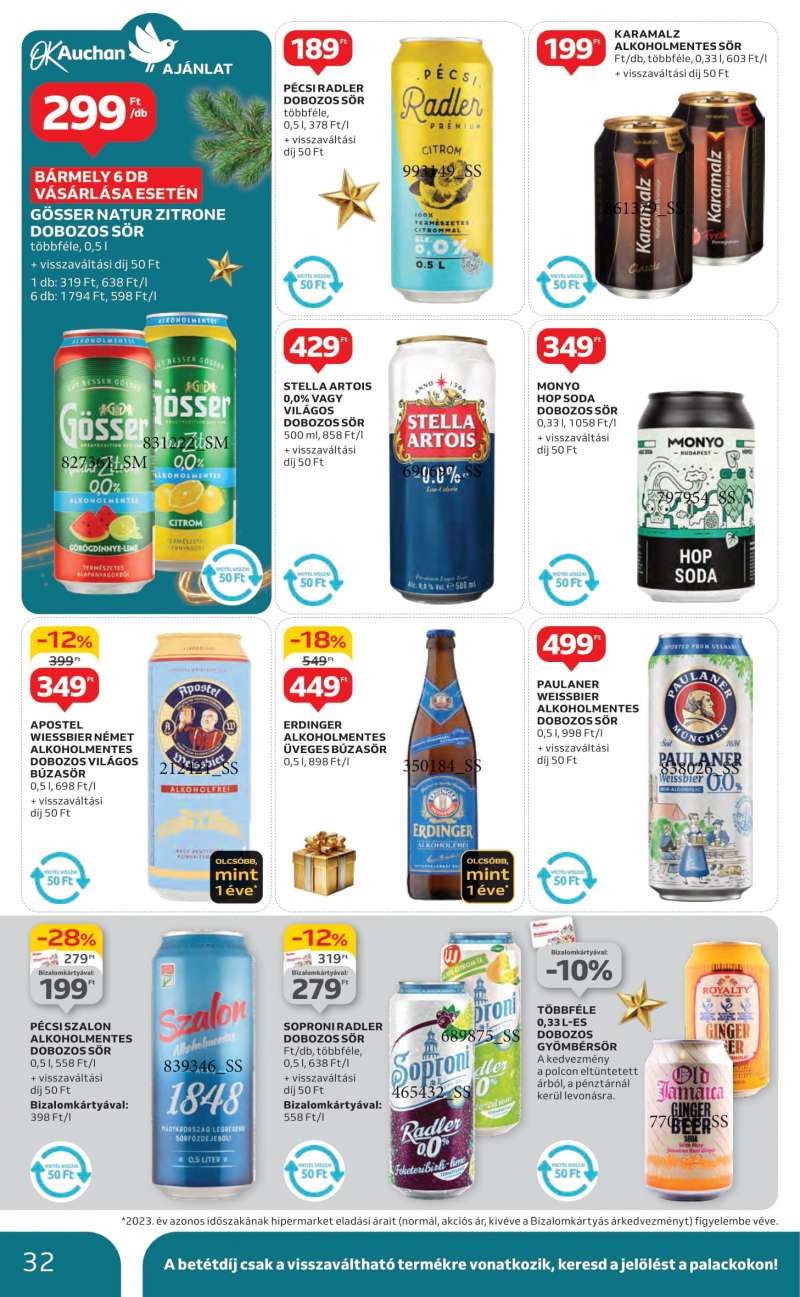 Auchan Akciós Újság Hipermarket 32 oldal