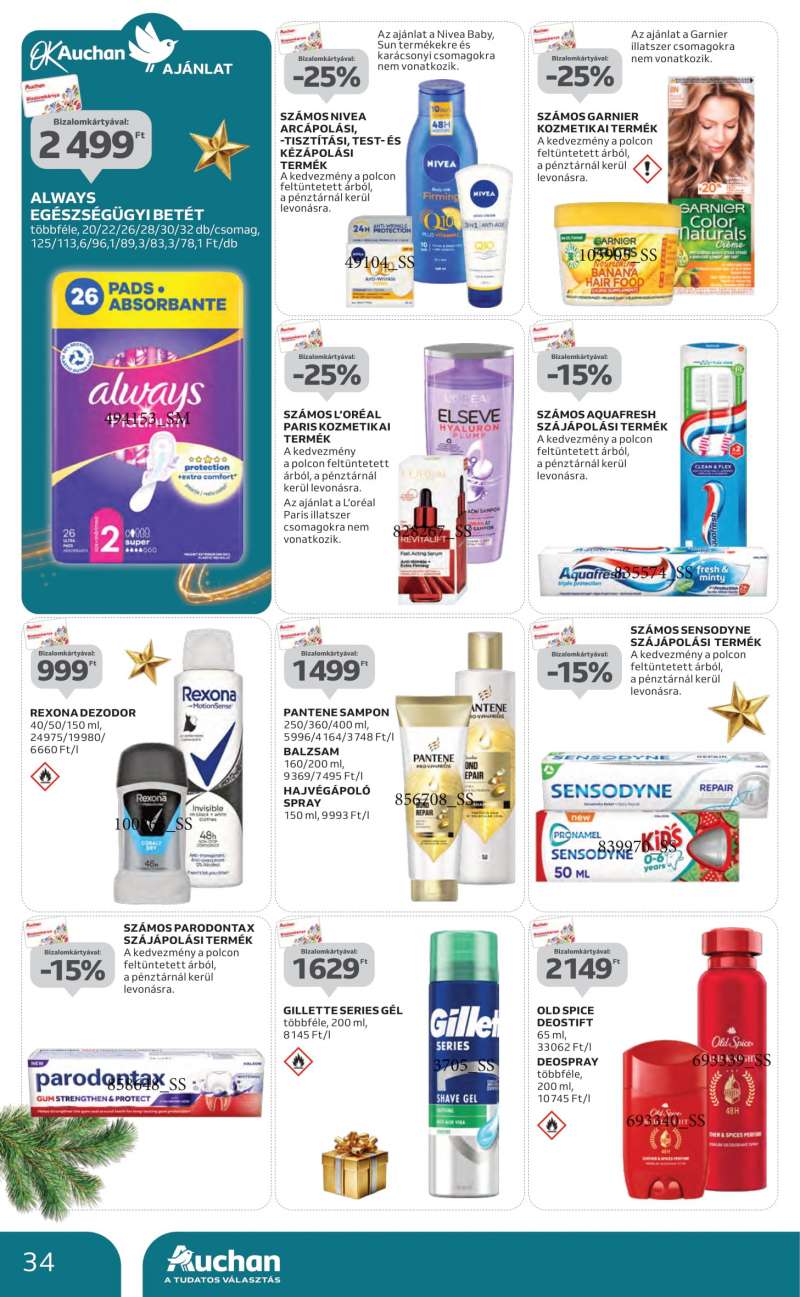 Auchan Akciós Újság Hipermarket 34 oldal