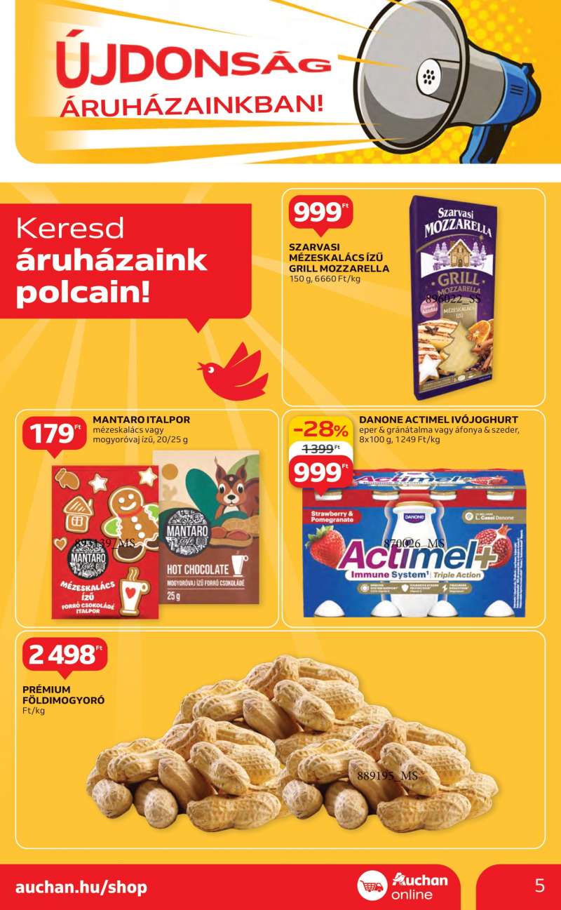 Auchan Akciós Újság Hipermarket 5 oldal