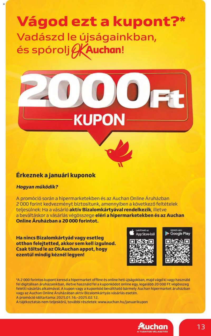 Auchan Akciós újság Auchan 13 oldal