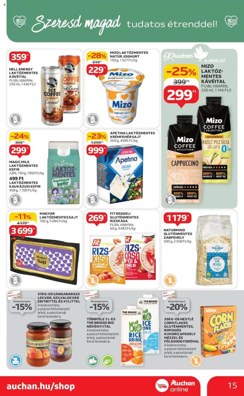 Auchan Akciós újság Auchan 15 oldal