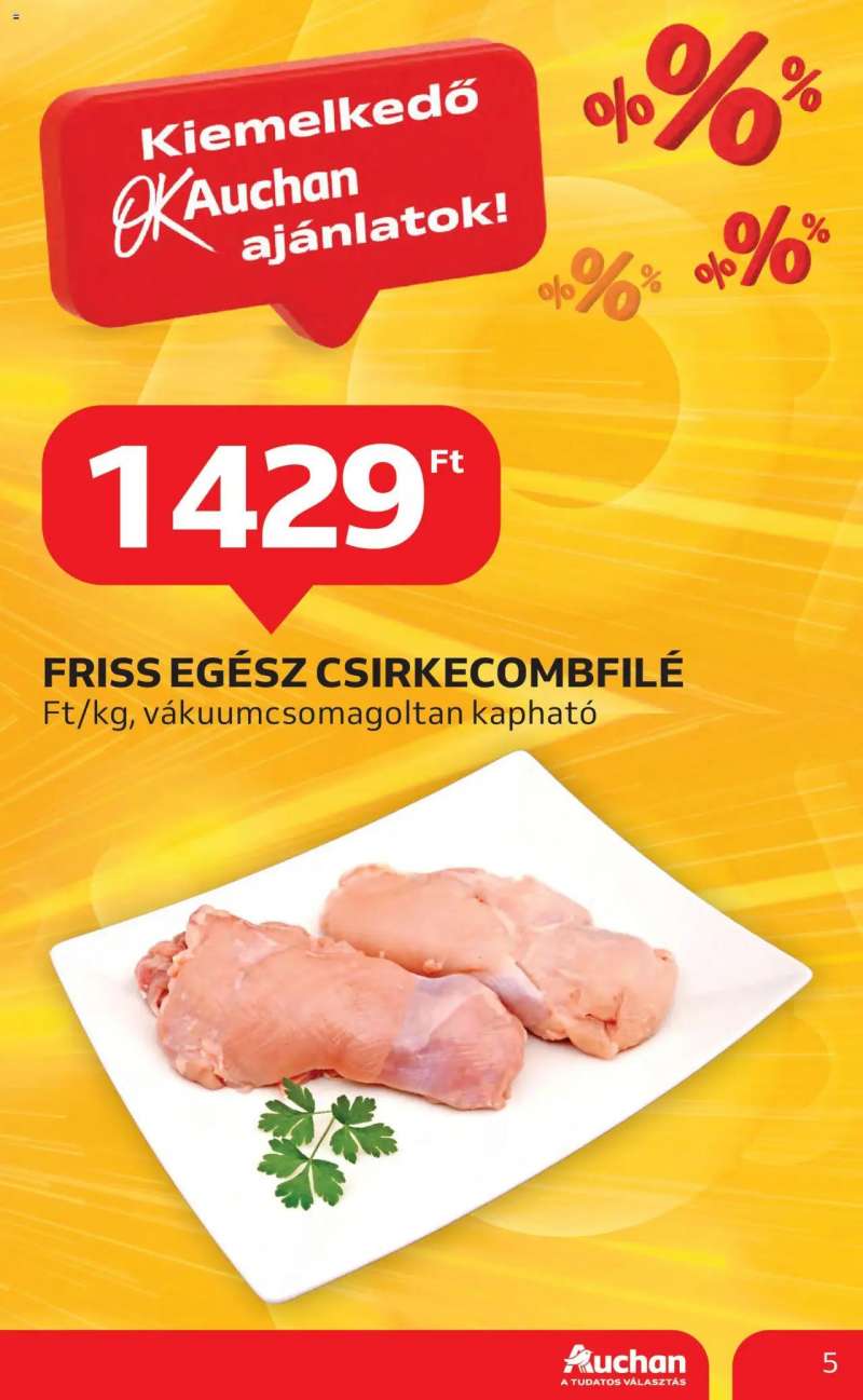 Auchan Akciós újság Auchan 5 oldal