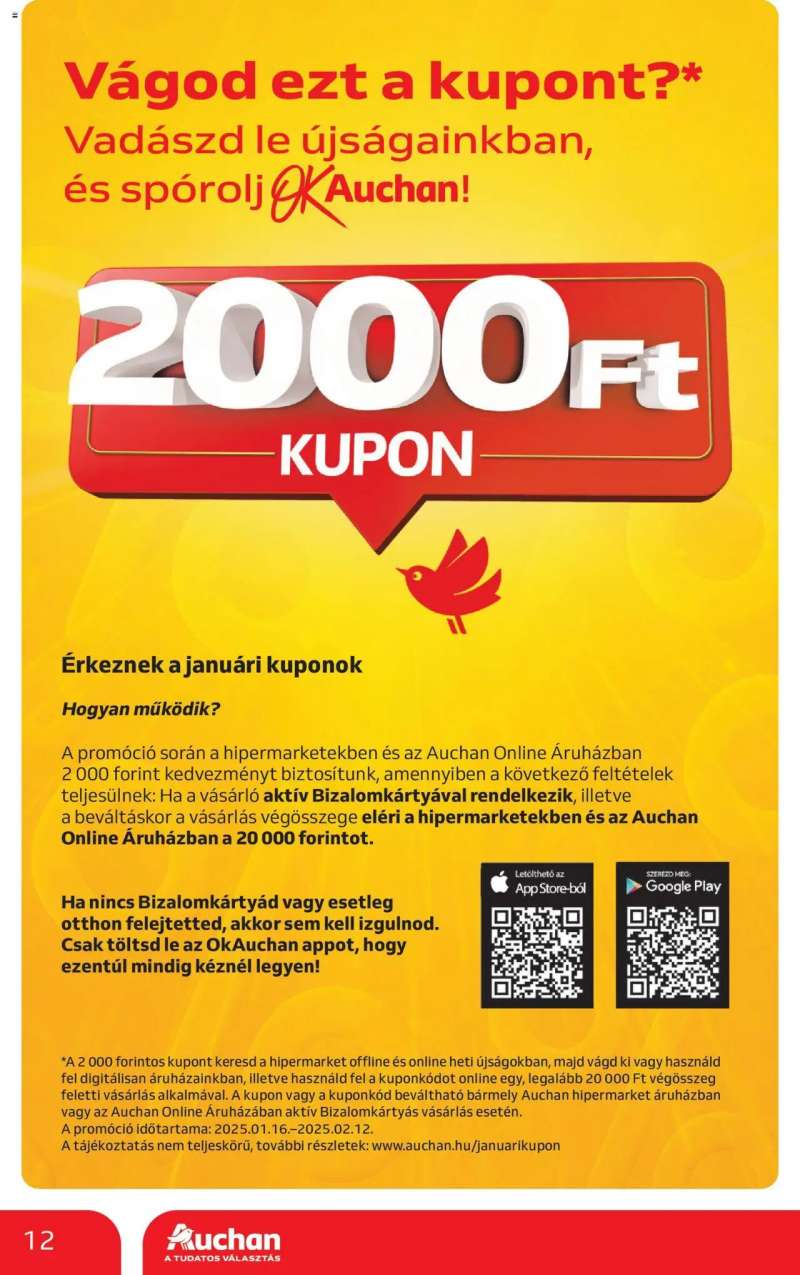 Auchan 2 hetes hipermarket ajánlataink 12 oldal