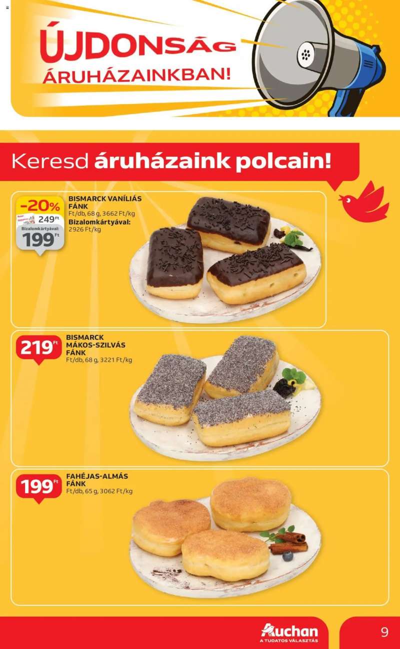 Auchan Akciós újság Auchan 9 oldal