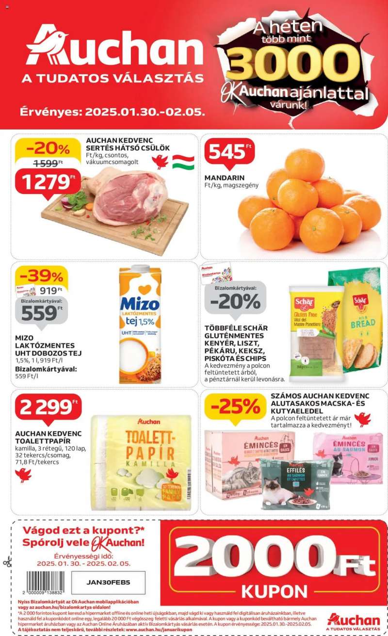 Auchan Akciós újság Auchan 1 oldal