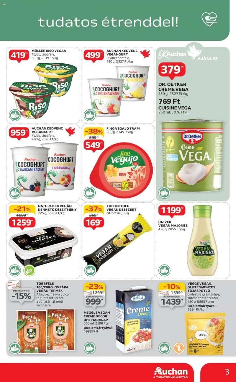 Auchan Kéthetes egészséges ajánlataink / Hipermarket 3 oldal