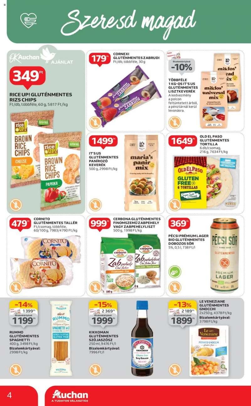 Auchan Kéthetes egészséges ajánlataink / Hipermarket 4 oldal