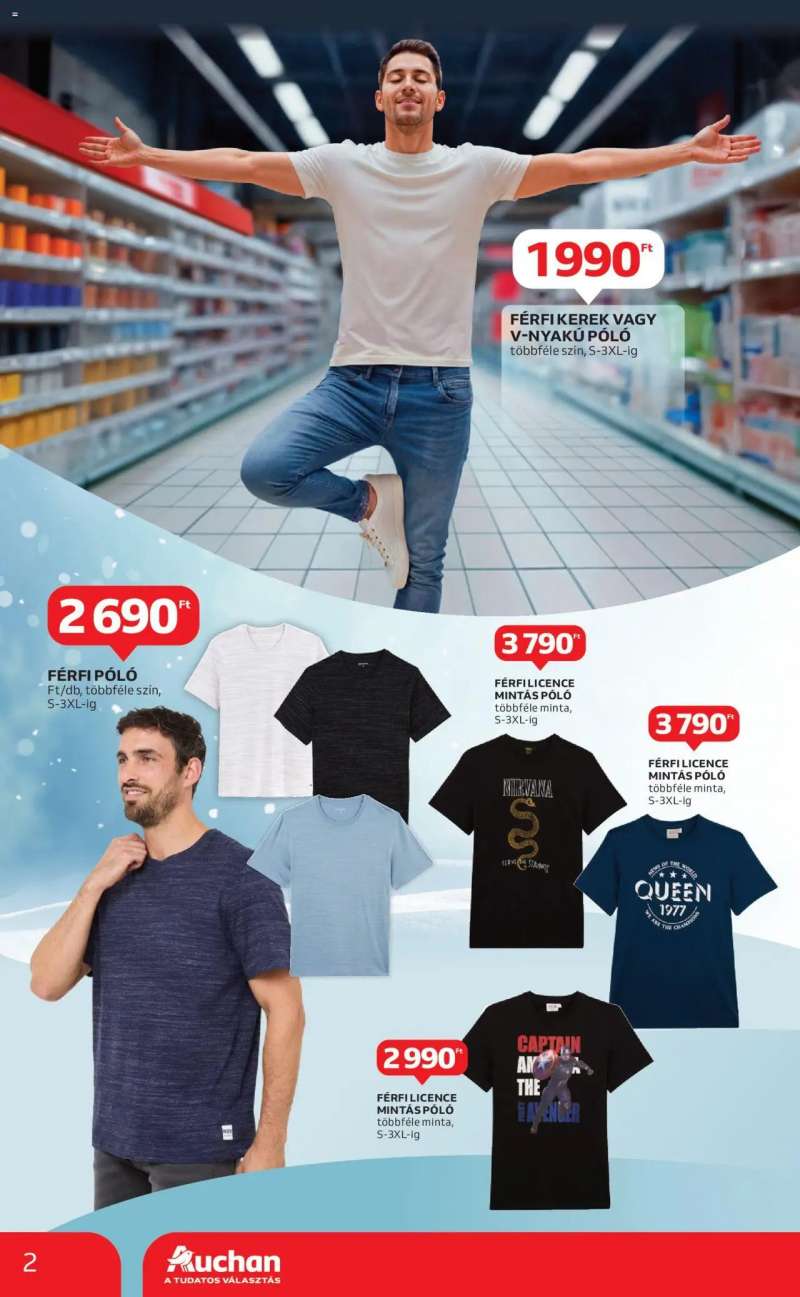 Auchan Kéthetes ruházati ajánlataink / Hipermarket 2 oldal