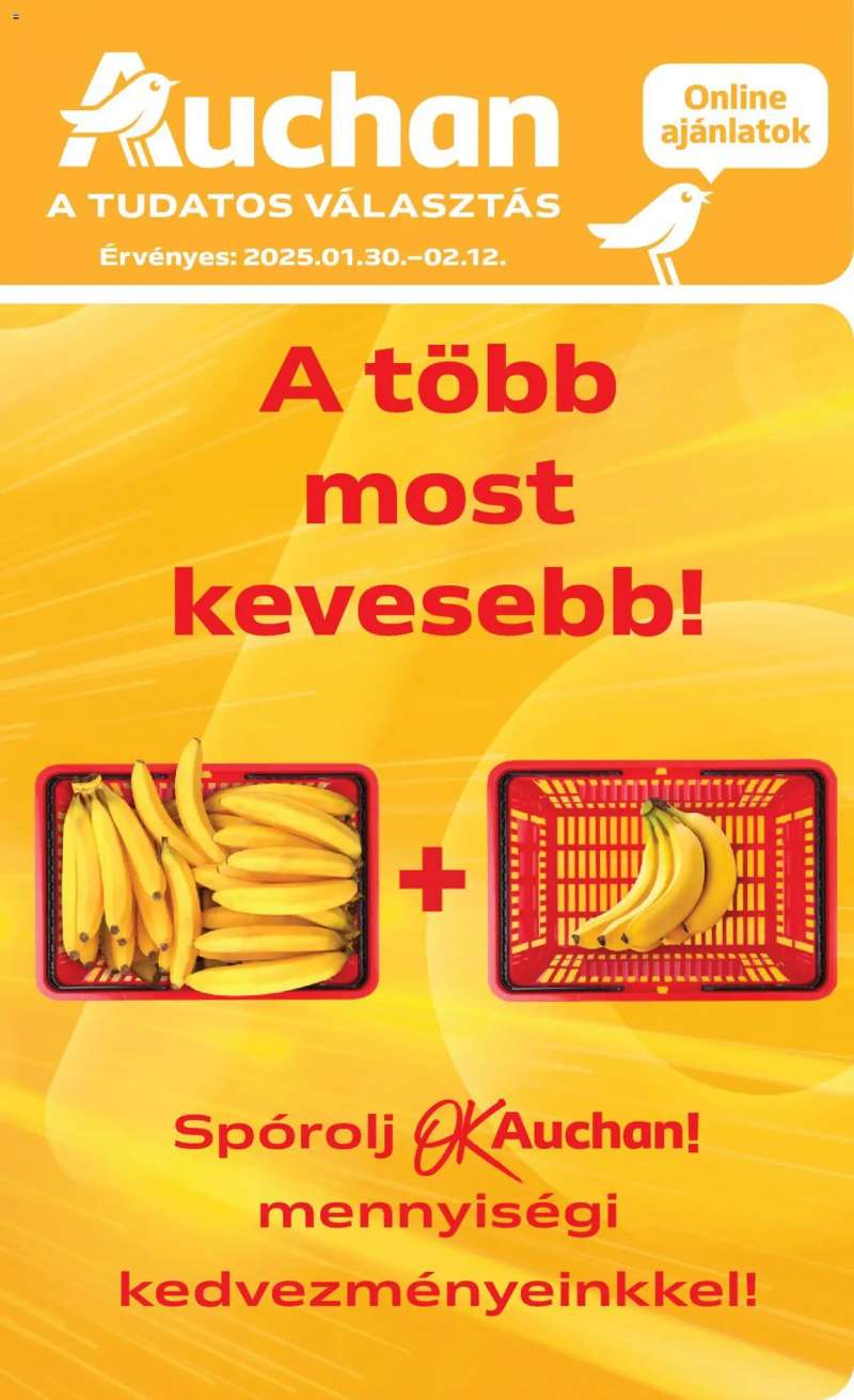 Auchan Kéthetes Többet kevesebbért ajánlataink / Hipermarket 1 oldal