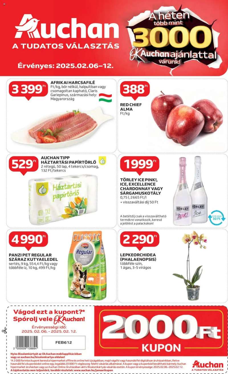 Auchan Akciós újság Auchan 1 oldal