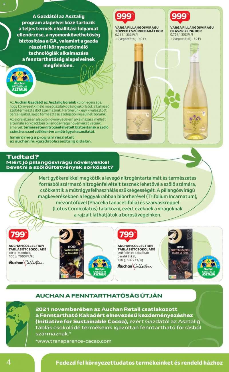 Auchan Green Week ajánlataink 4 oldal