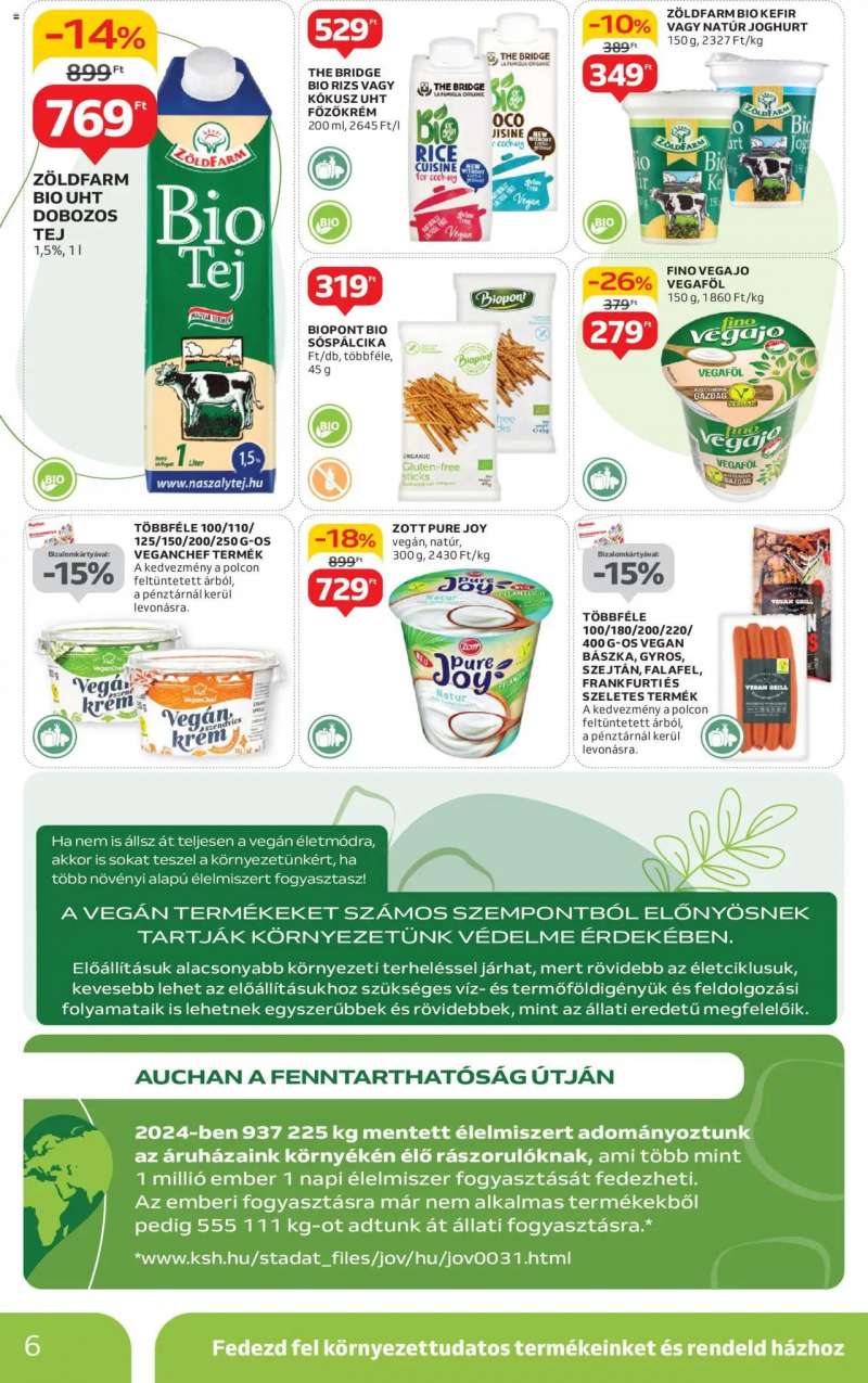 Auchan Green Week ajánlataink 6 oldal