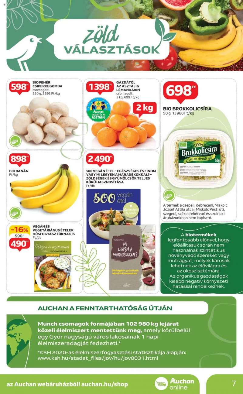 Auchan Green Week ajánlataink 7 oldal