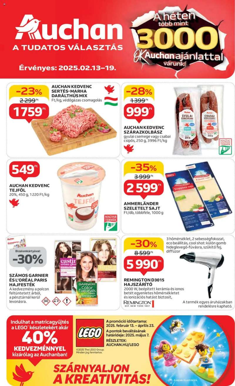 Auchan Akciós újság Auchan 1 oldal