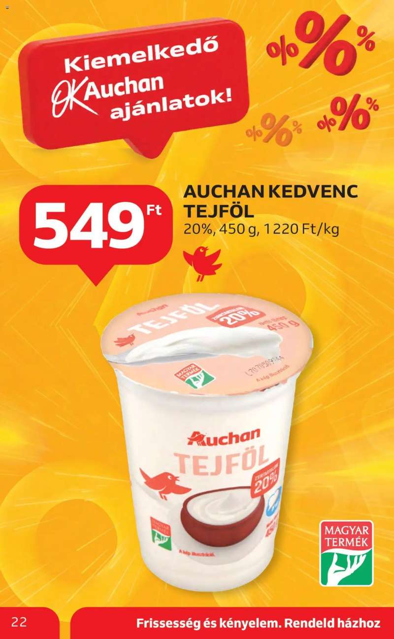 Auchan Akciós újság Auchan 22 oldal