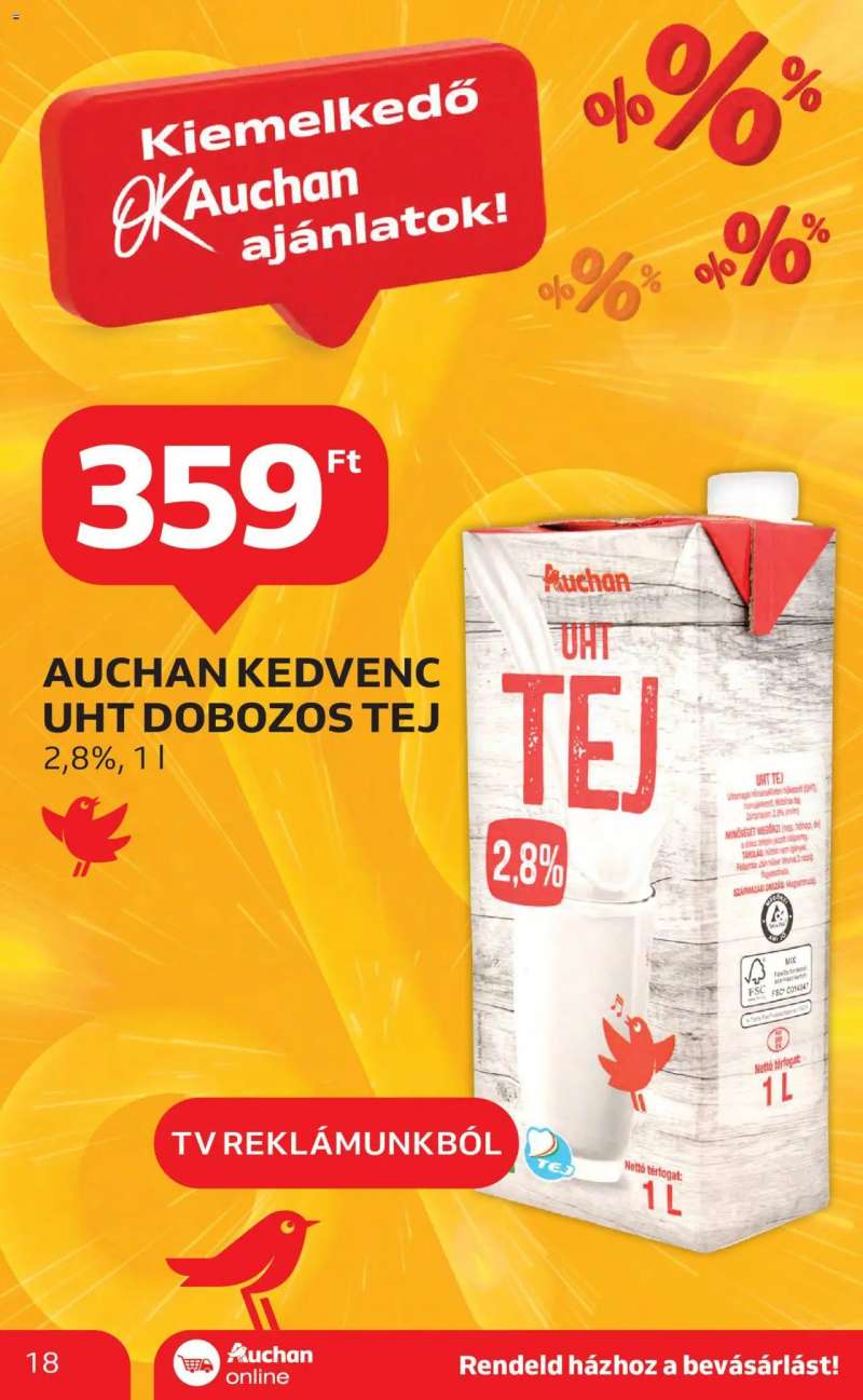 Auchan Akciós újság Auchan 18 oldal