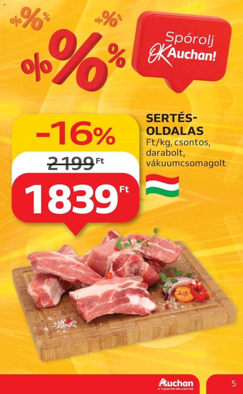 Auchan Akciós újság Auchan 5 oldal