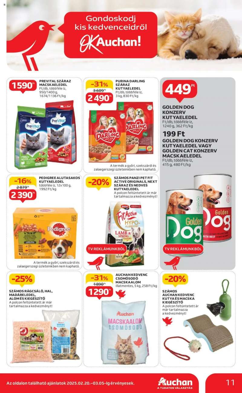 Auchan Szupermarket akciós újság 11 oldal