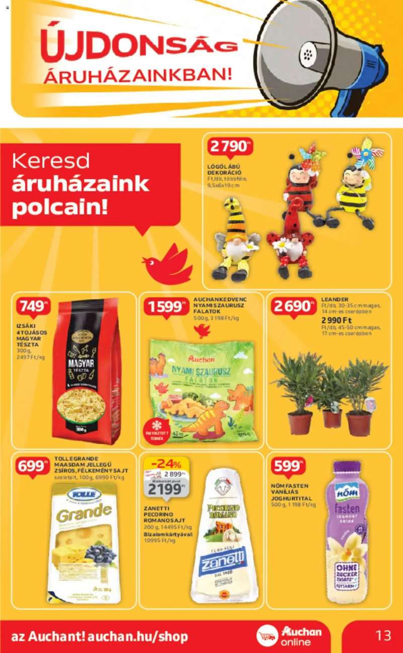 Auchan Akciós újság Auchan 13 oldal