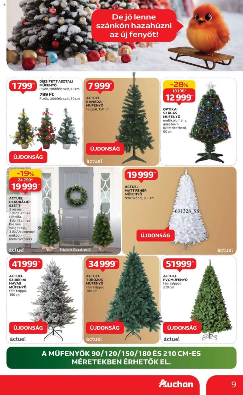 Auchan Hipermarket karácsonyi dekoráció ajánlataink 9 oldal