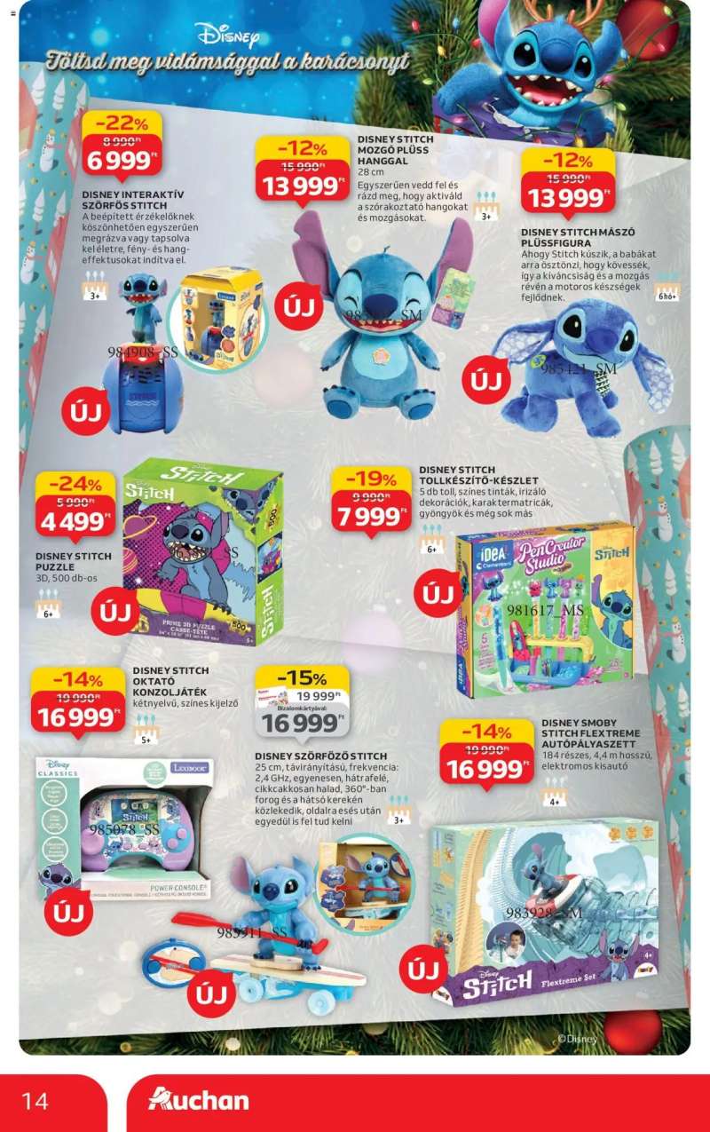 Auchan Karácsonyi játék 14 oldal