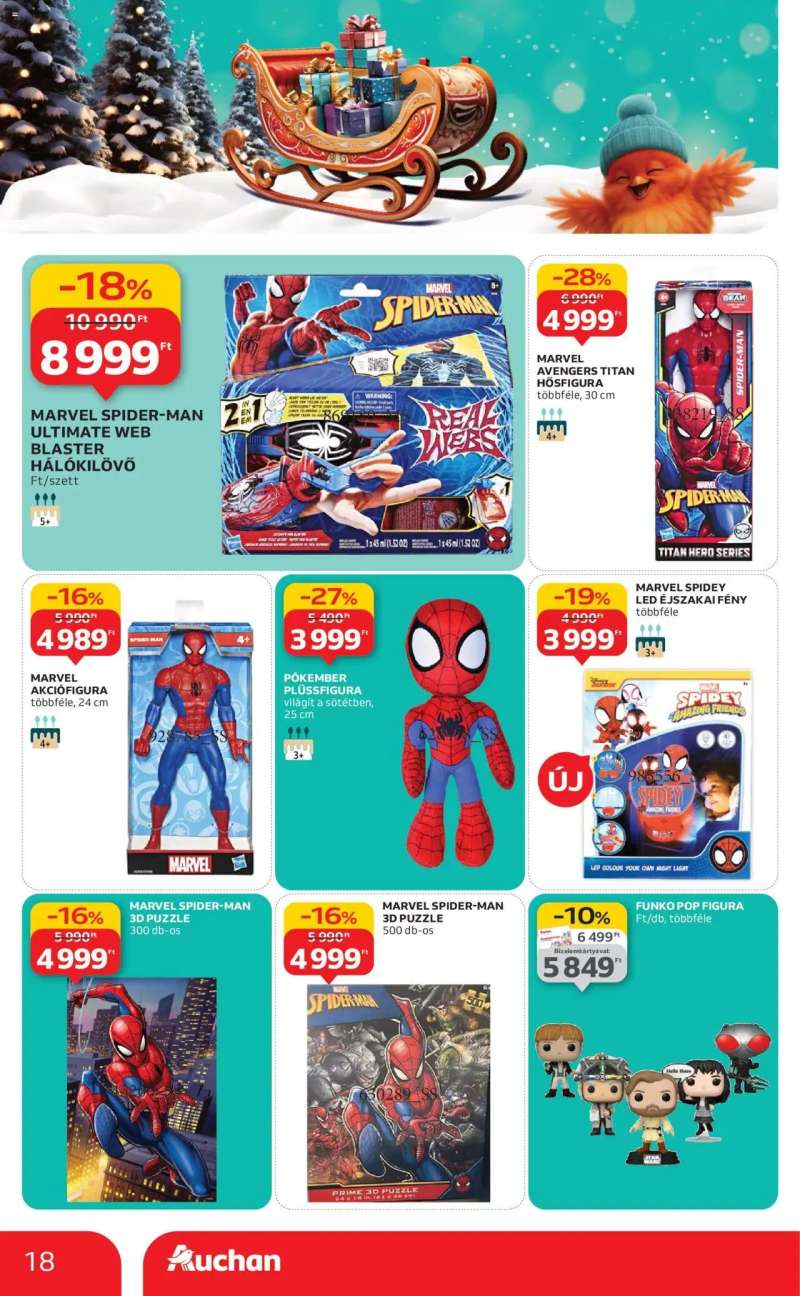 Auchan Karácsonyi játék 18 oldal