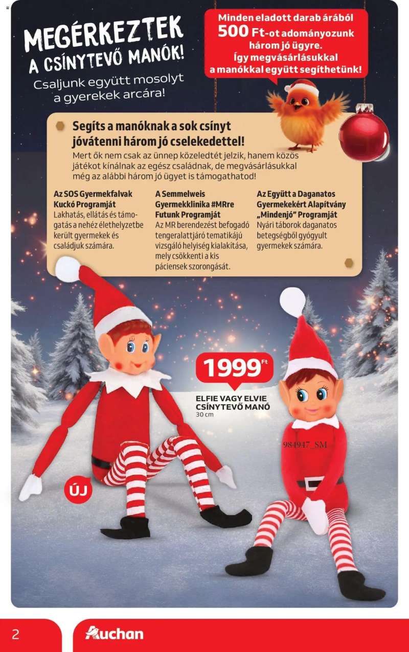 Auchan Karácsonyi játék 2 oldal