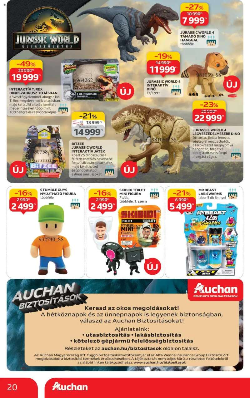 Auchan Karácsonyi játék 20 oldal