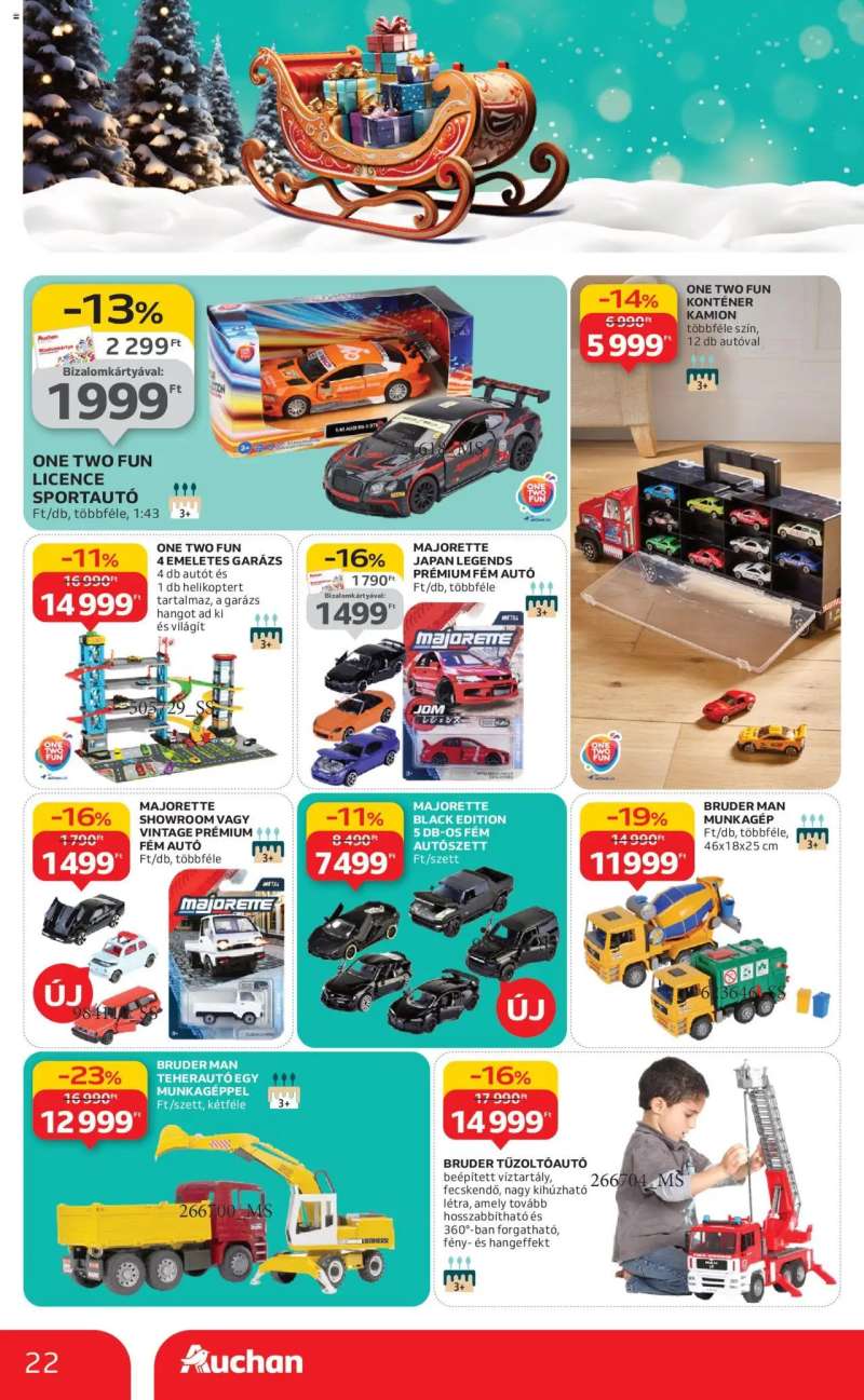 Auchan Karácsonyi játék 22 oldal
