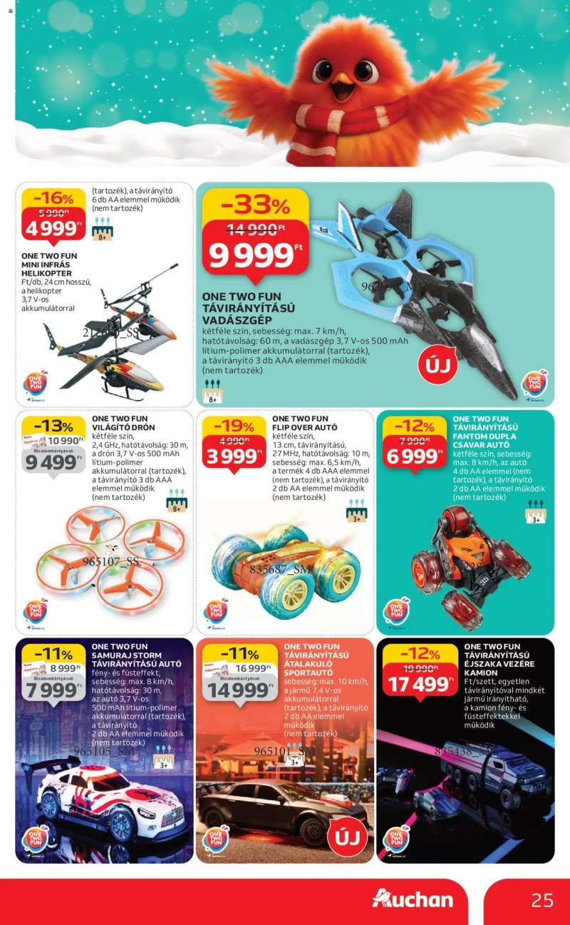 Auchan Karácsonyi játék 25 oldal