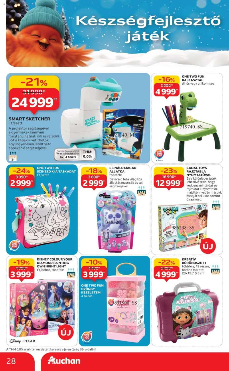 Auchan Karácsonyi játék 28 oldal