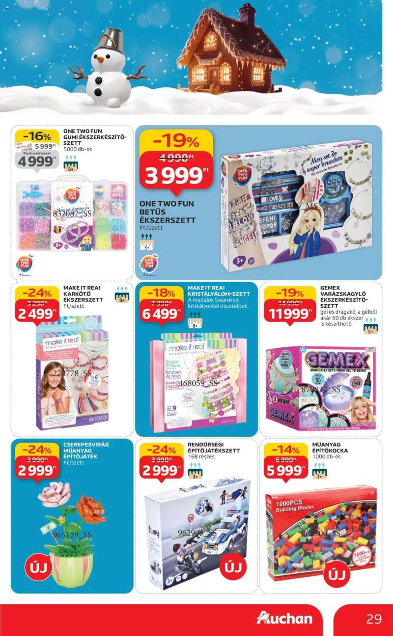Auchan Karácsonyi játék 29 oldal
