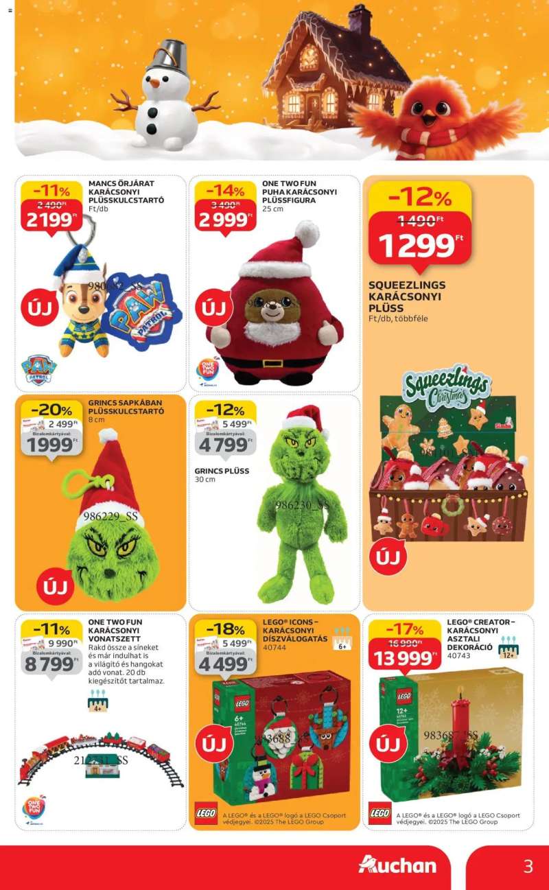 Auchan Karácsonyi játék 3 oldal