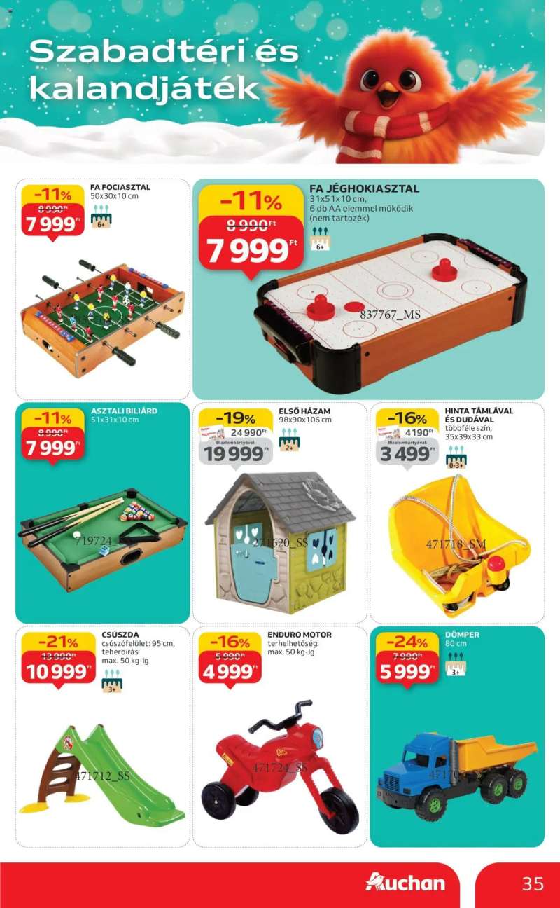 Auchan Karácsonyi játék 35 oldal