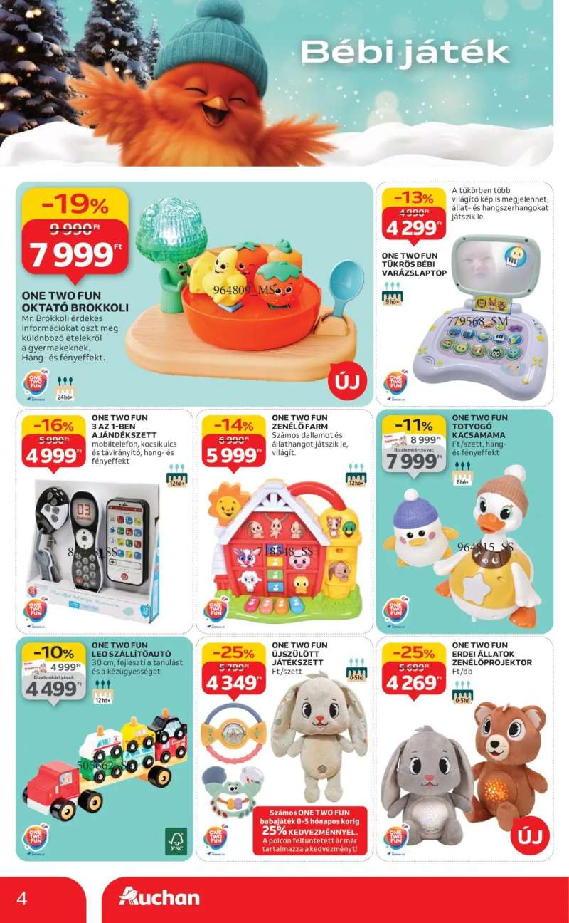 Auchan Karácsonyi játék 4 oldal