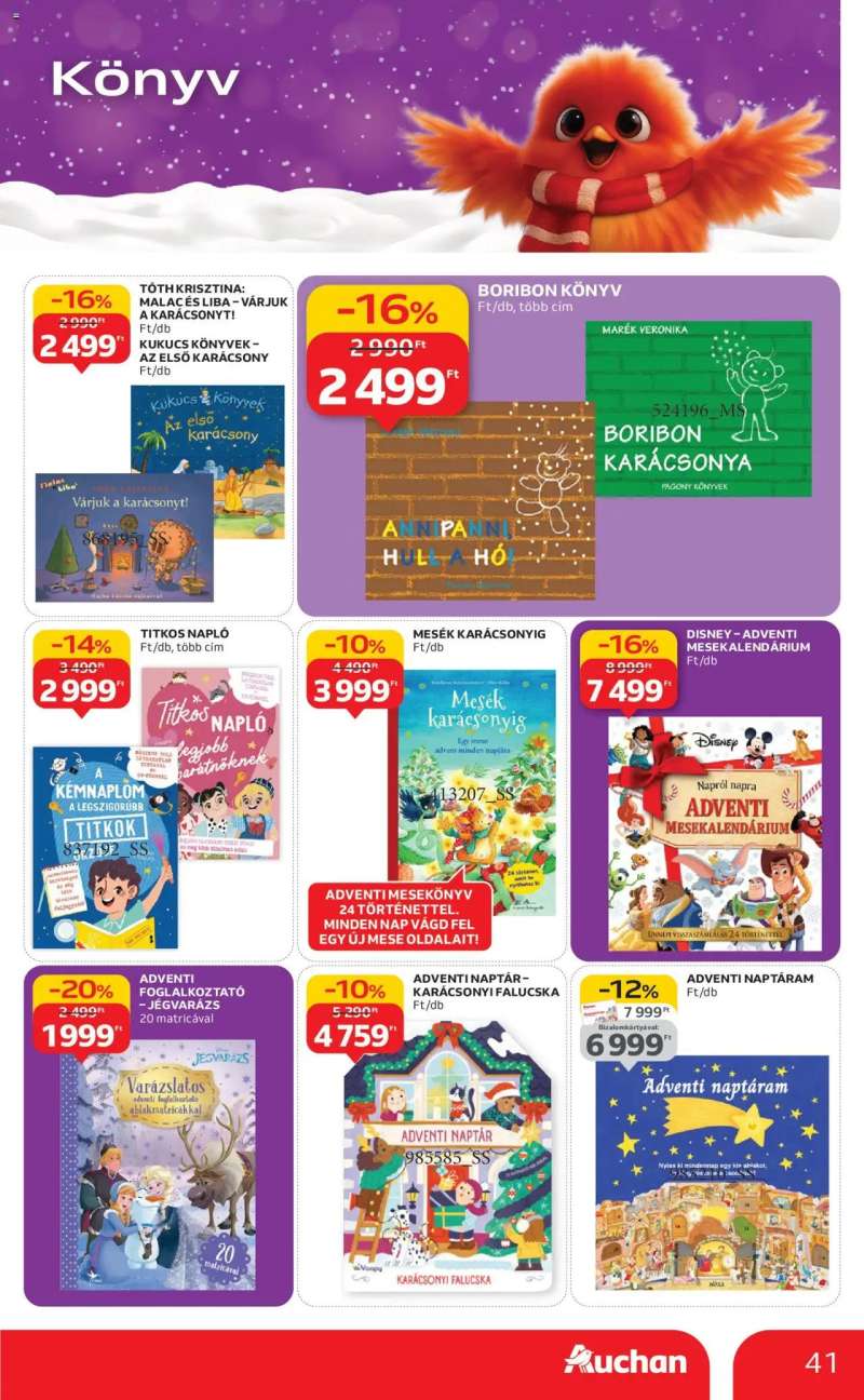 Auchan Karácsonyi játék 41 oldal