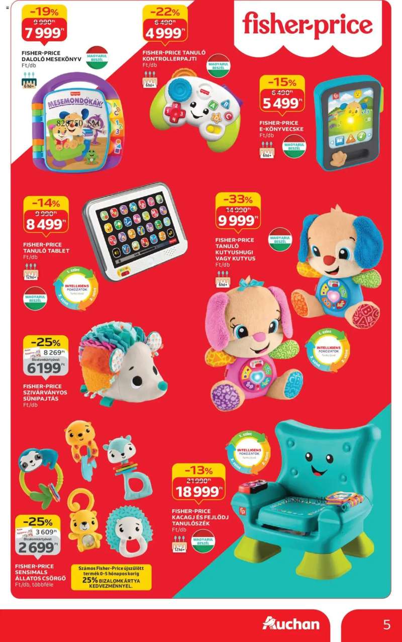 Auchan Karácsonyi játék 5 oldal