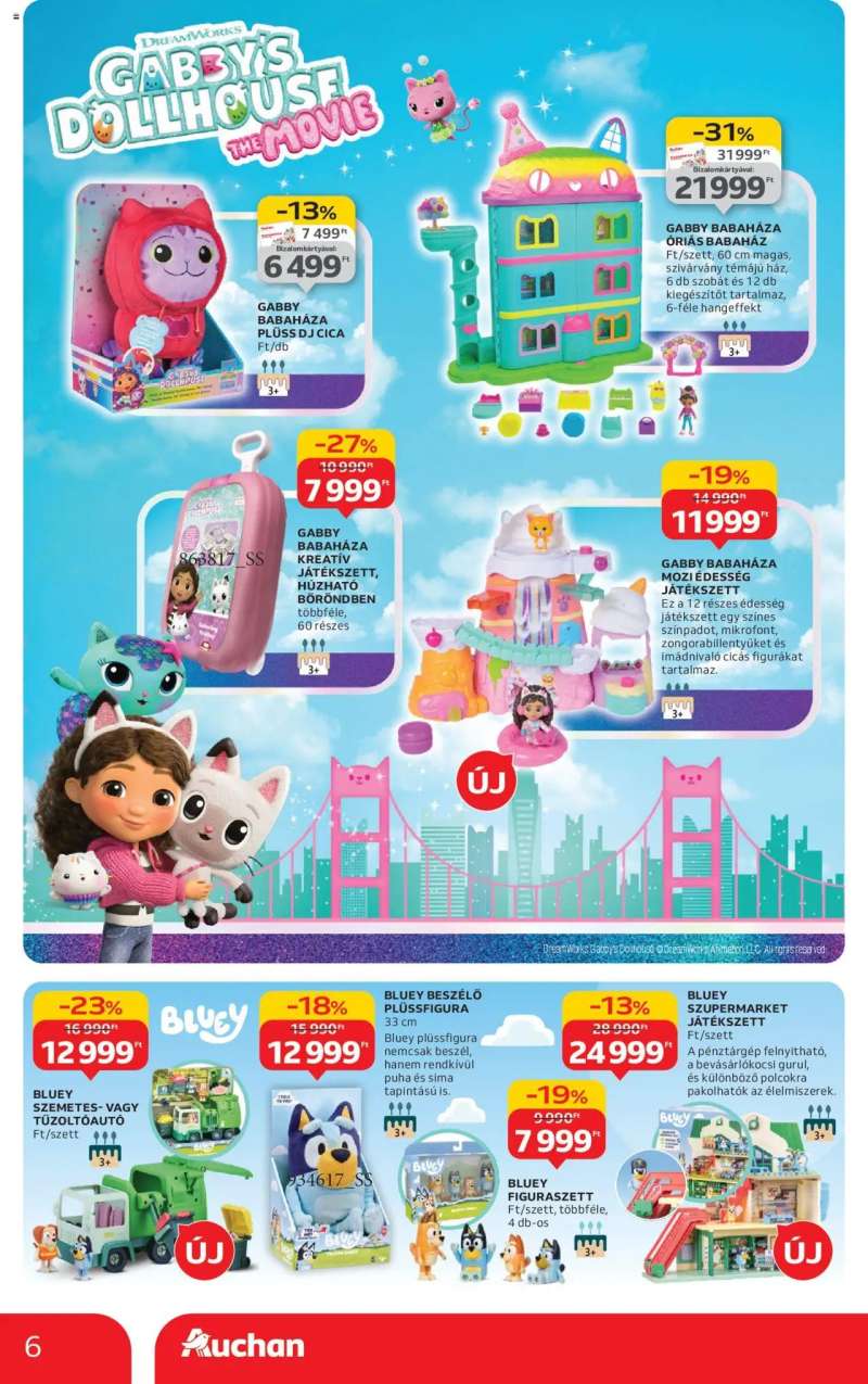 Auchan Karácsonyi játék 6 oldal