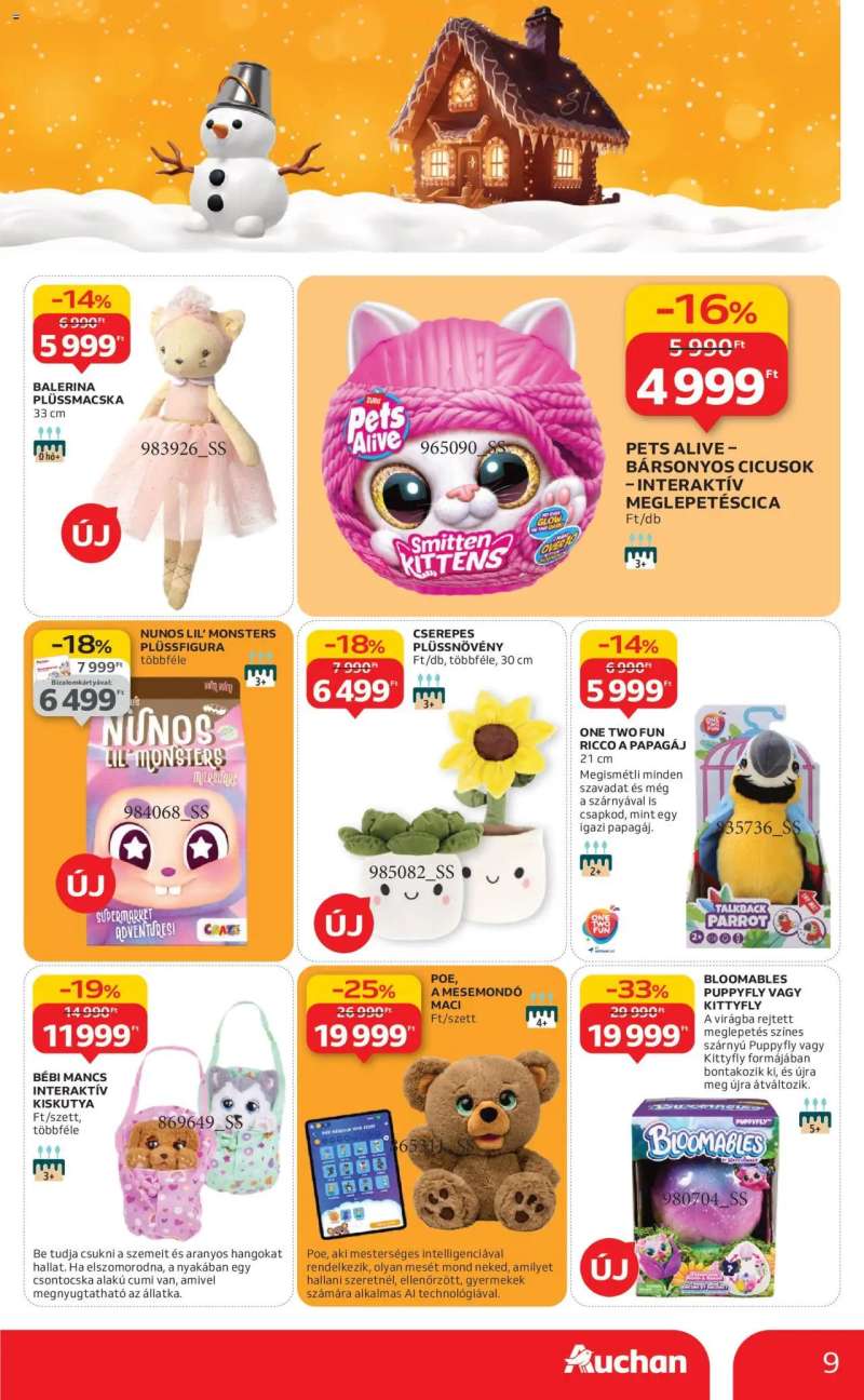Auchan Karácsonyi játék 9 oldal