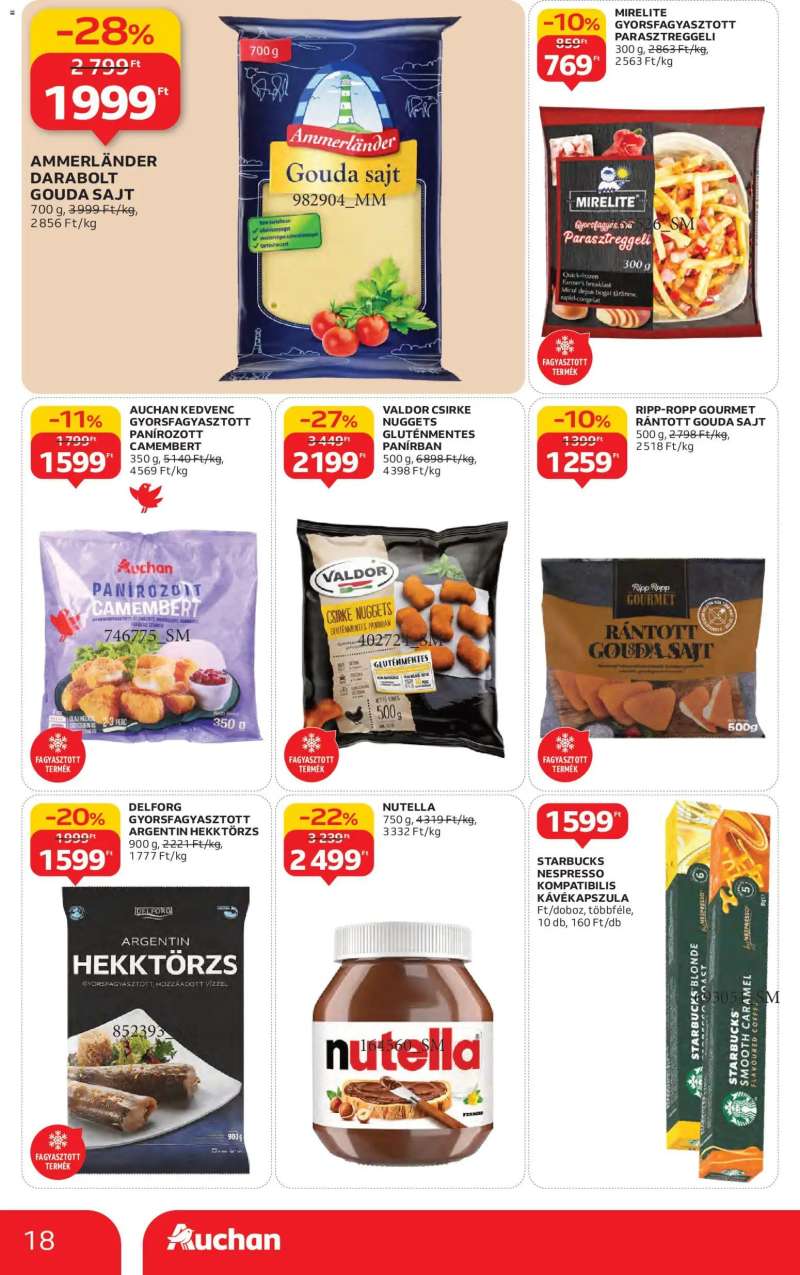 Auchan Akciós újság Auchan 18 oldal