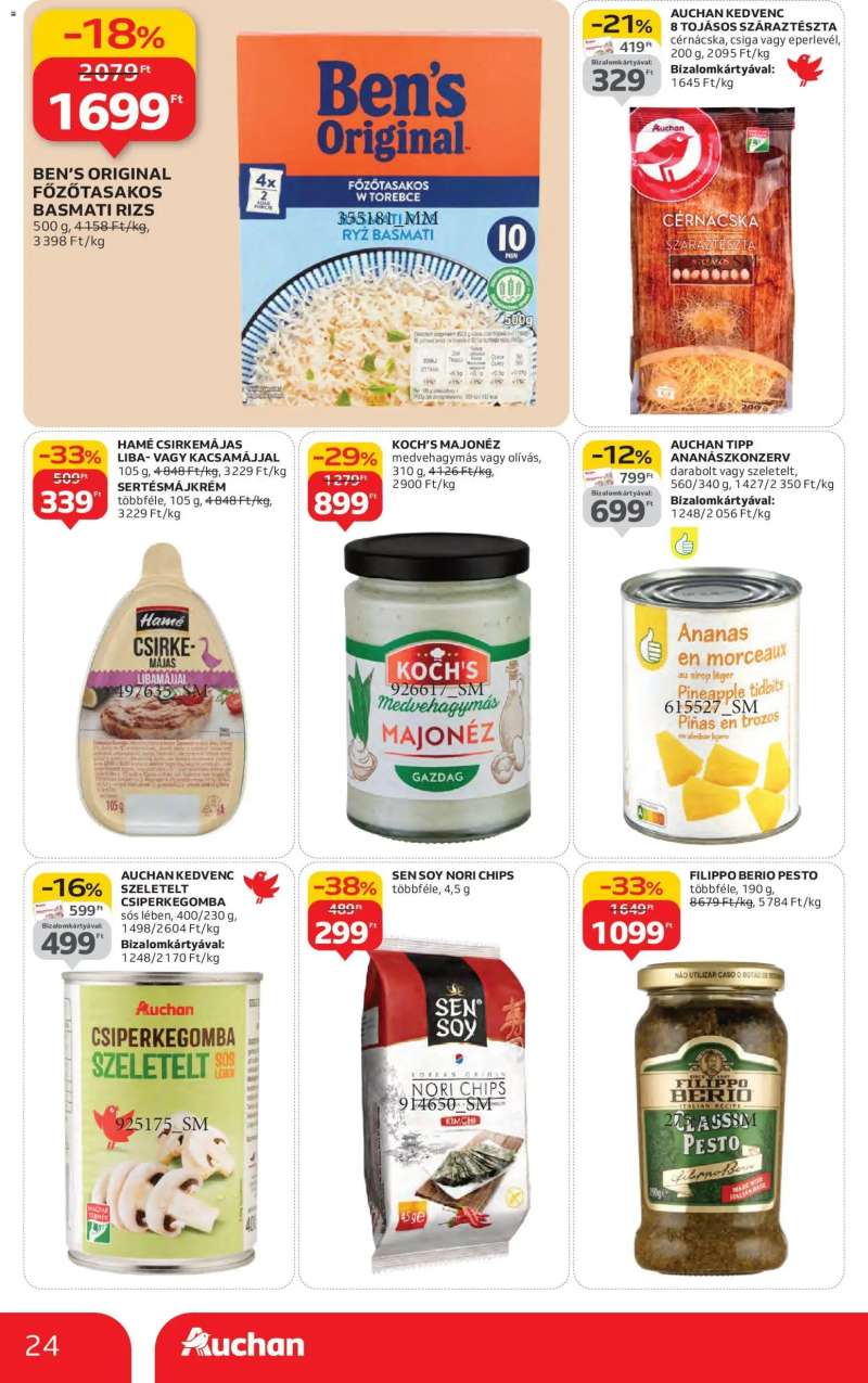 Auchan Akciós újság Auchan 24 oldal
