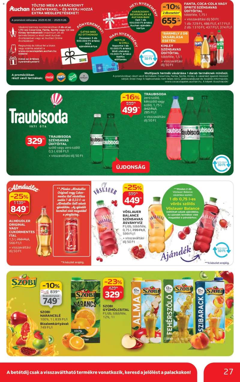 Auchan Akciós újság Auchan 27 oldal