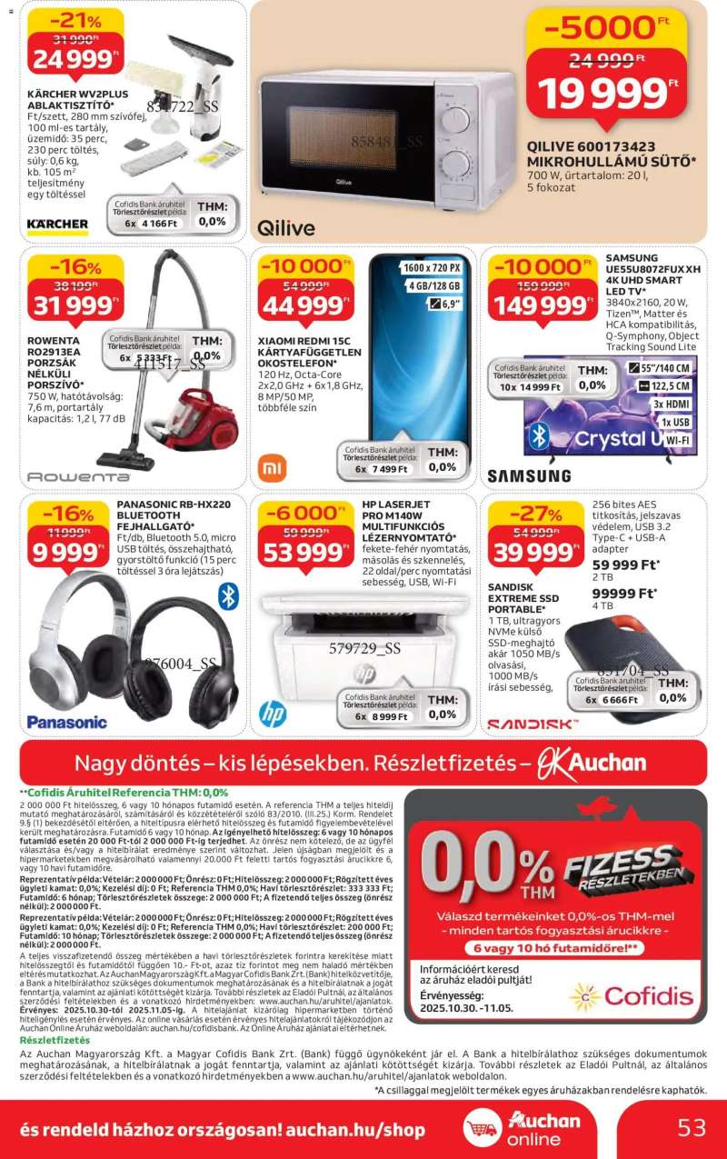 Auchan Akciós újság Auchan 53 oldal