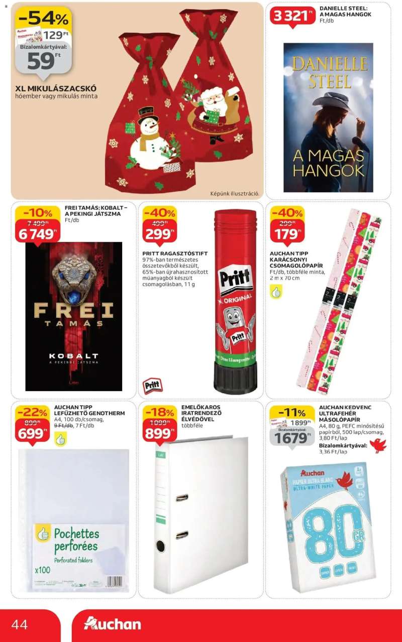 Auchan Auchan újság érvényessége 11.05.-ig 44 oldal