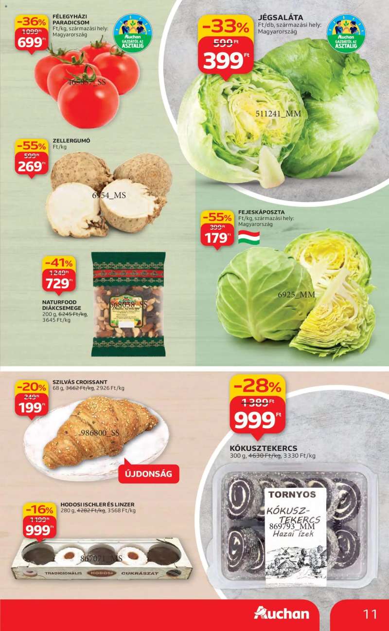 Auchan Akciós újság Auchan 11 oldal