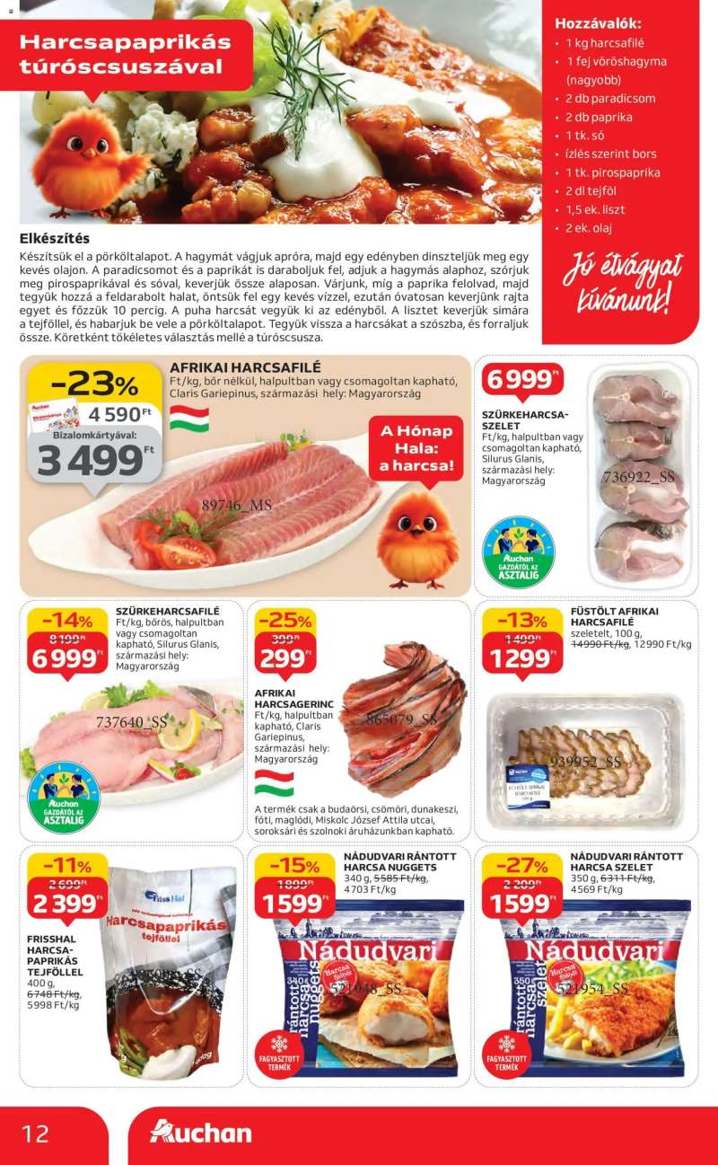 Auchan Akciós újság Auchan 12 oldal