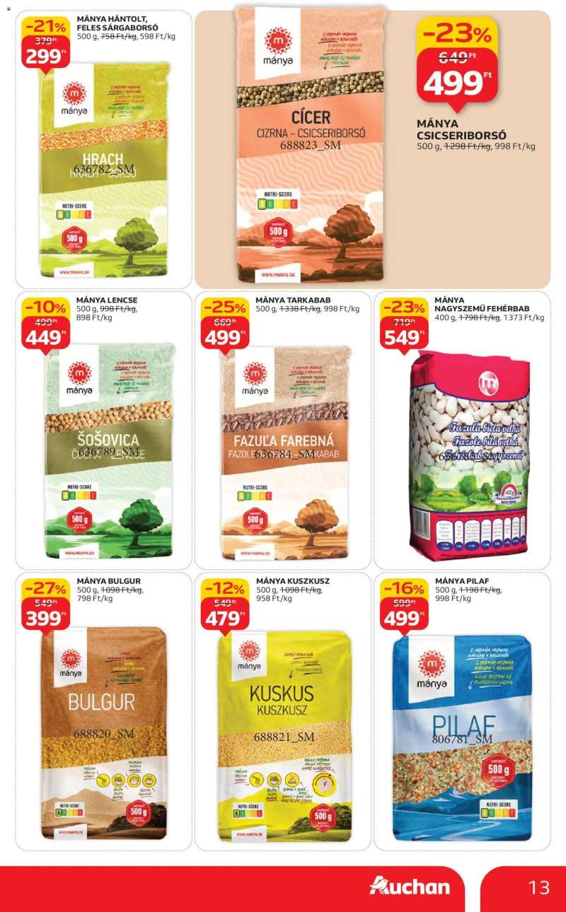 Auchan Akciós újság Auchan 13 oldal